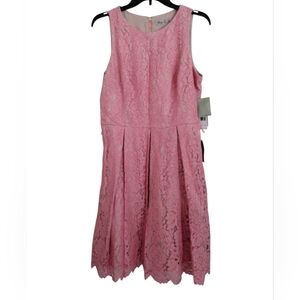 Eliza J NWT Pink Lace Sleeveless Dress size 12